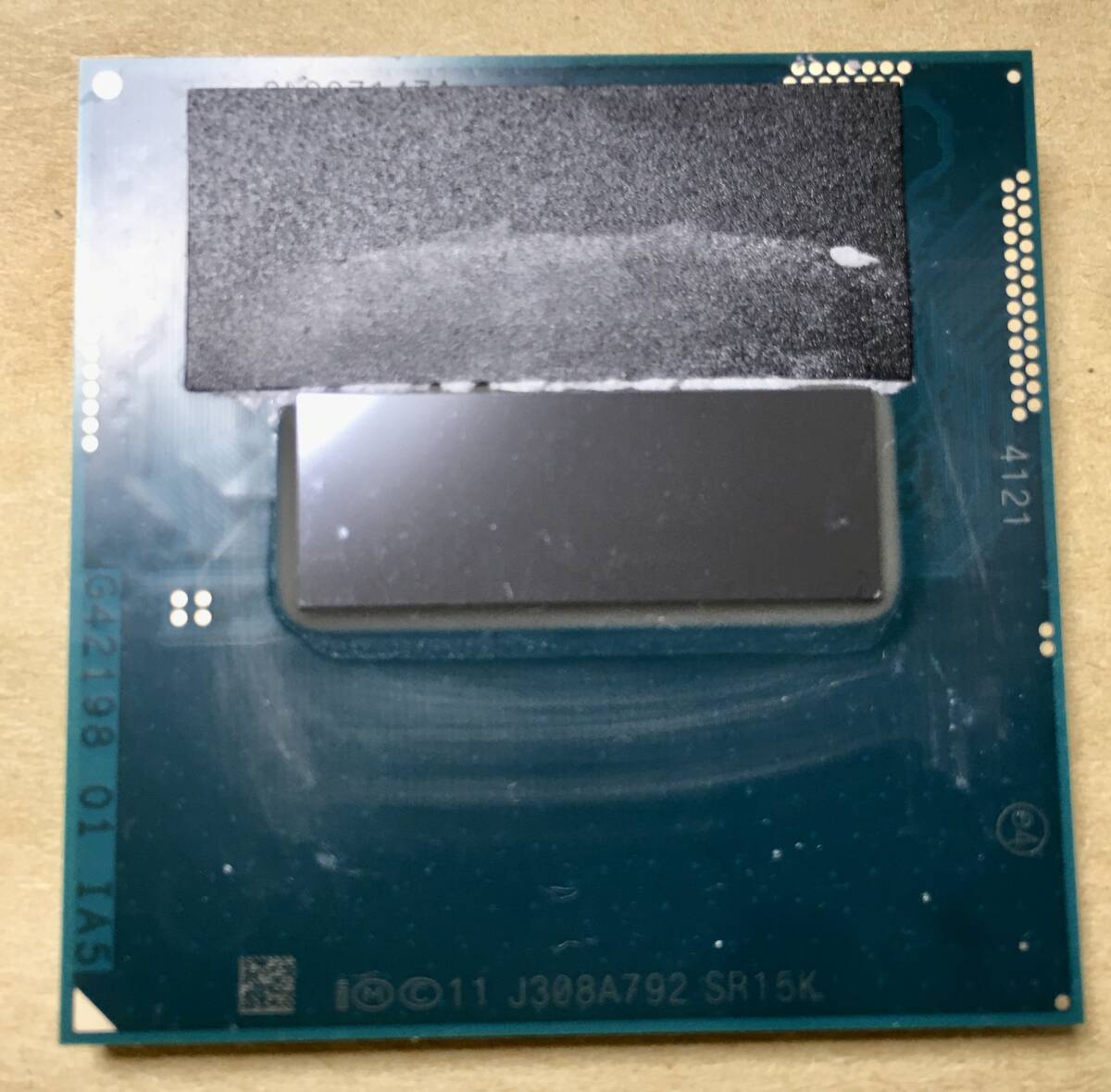 Cpu Intel Core i7-4900MQ SR15K 中古動作品_画像1
