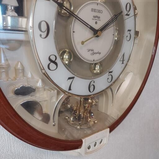 SEIKO セイコー 掛け時計 からくり時計 壁掛け時計 メロディー時計 電波時計の画像4