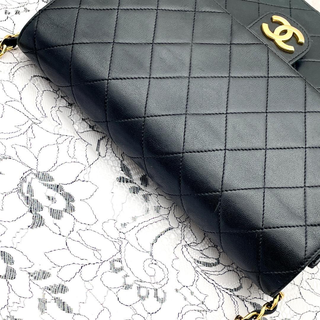 ★極美品★　CHANEL　マトラッセ　プッシュロック　チェーン　ショルダーバッグ