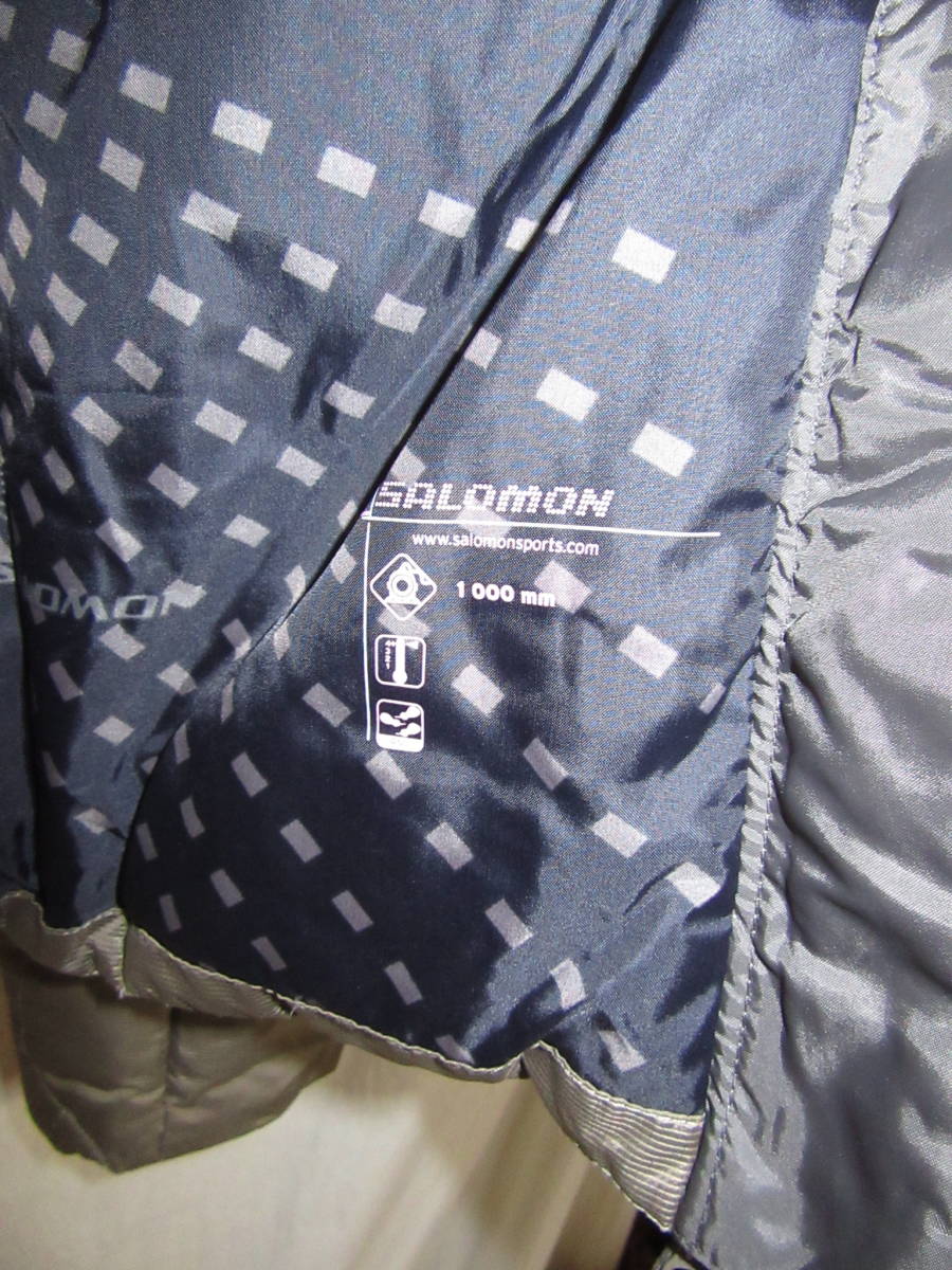  бесплатная доставка *SALOMON* Salomon * пуховик * с капюшоном .* с мехом * женский M* climbing *D9