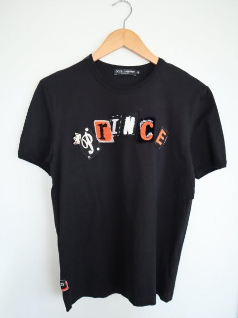 【送料込】Dolce&Gabbana ◇ Tシャツ ◇ メンズ【6437260】ドルチェアンドガッバーナ L ブラック / 大人 カジュアル ハイブランド 夏 ロゴ_画像1