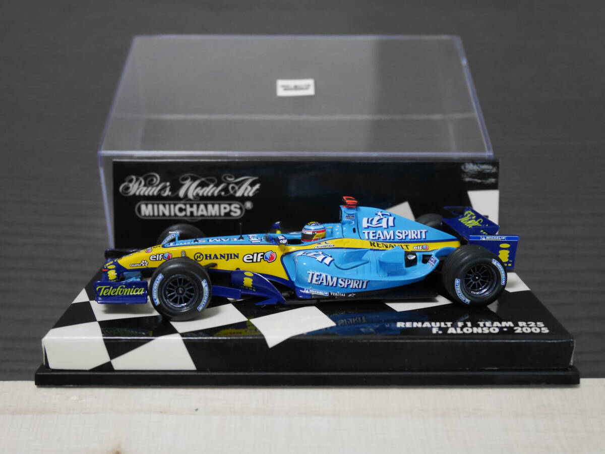 即決 1/43 ミニチャンプス ルノー F1 チーム R25 F.アロンソ_画像4