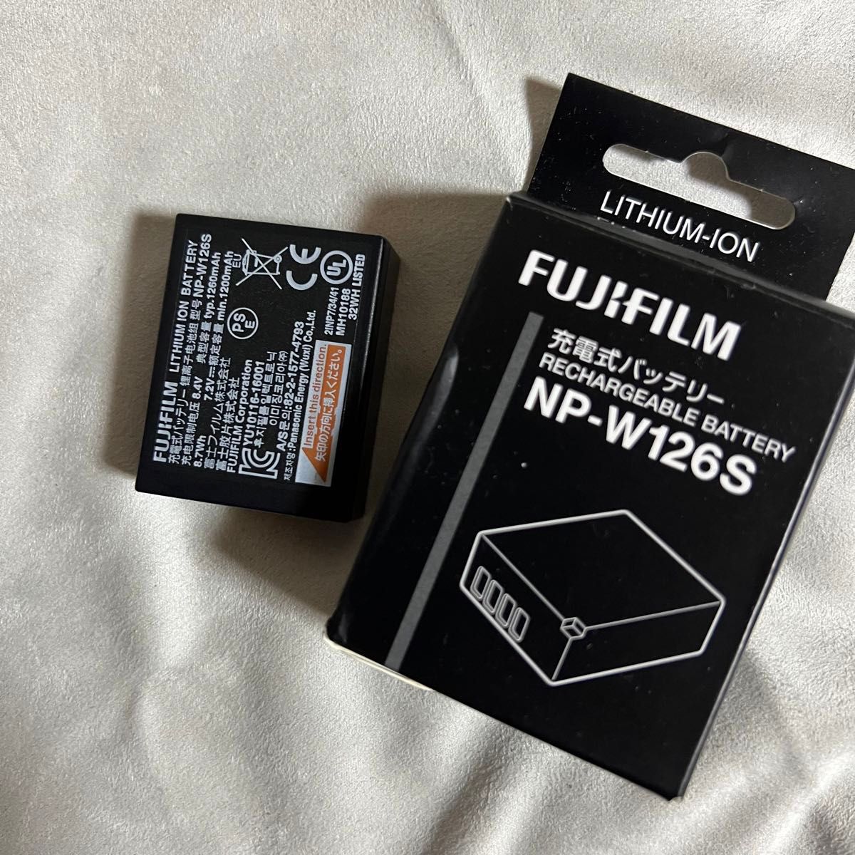 FUJIFILM NP-W126S 充電式バッテリー 美品　1個