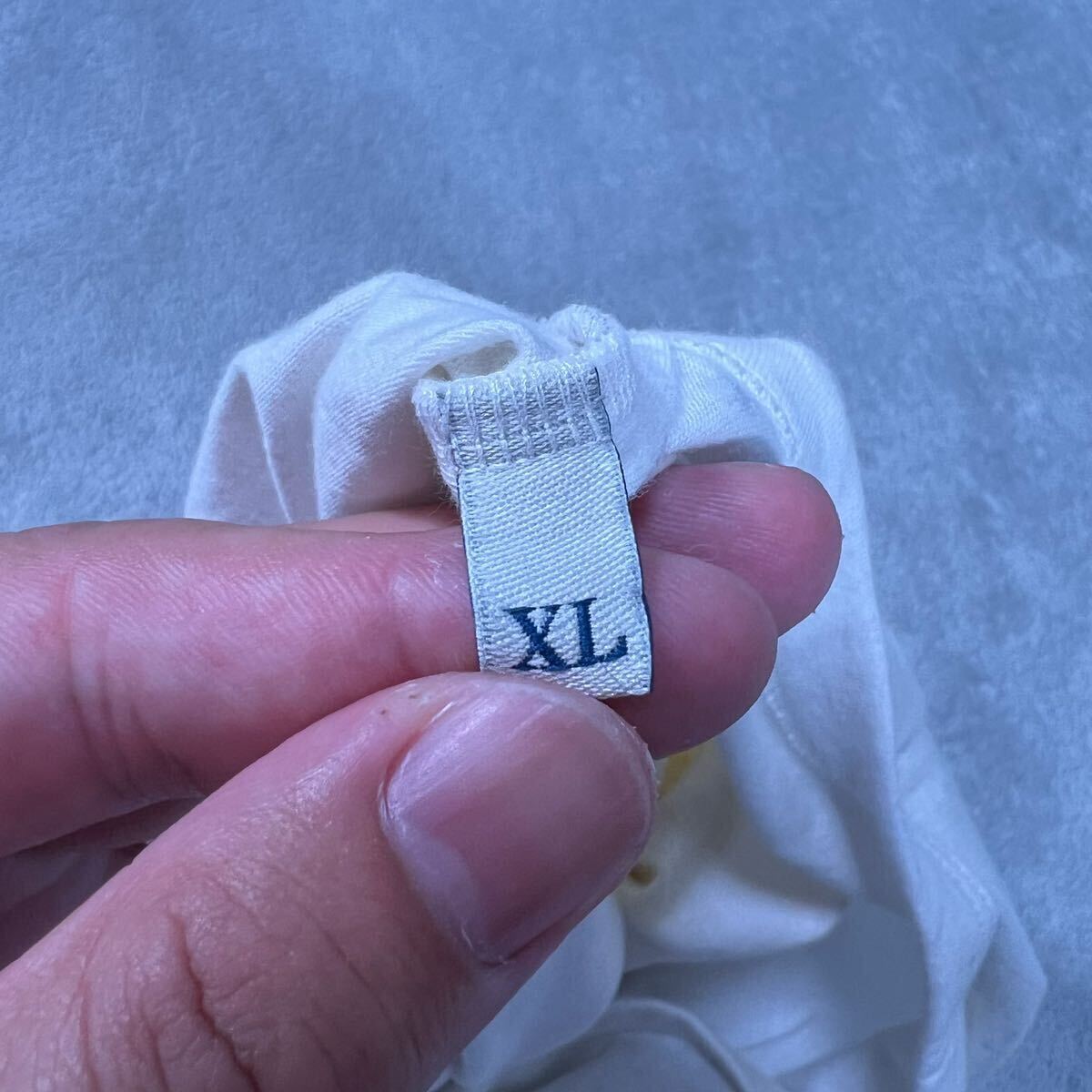 1円〜 美品 MONCLER モンクレール 半袖Tシャツ ホワイト XLサイズ 7592の画像3