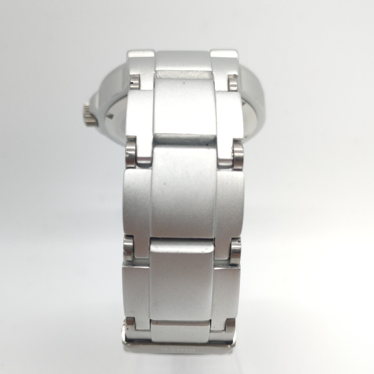 163 MUSK メンズ 腕時計 時計 ムスク MA-2175 黒文字盤 クオーツ クォーツ QUARTZ デイト 3針 アナログ カレンダー アルミニウム 5BAR SCHの画像5