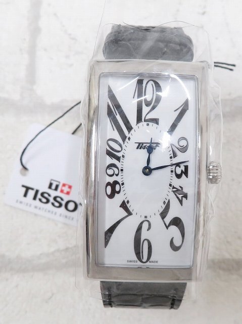 2A7398/未使用品 TISSOT ヘリテージバナナ T117509A クォーツ腕時計 ティソの画像3
