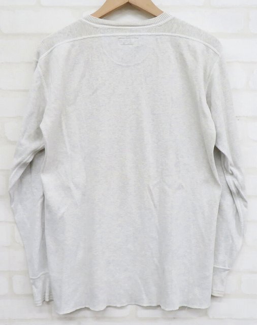 8T1452【クリックポスト対応】JELADO 長袖ヘンリーネックポケットTシャツ ジェラード_画像3