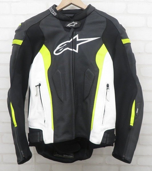 3J4226/alpinestars MISSILE LEATHER TECH AIR COMPATIBLE レーシングレザージャケット アルパインスターズ ライディングの画像3