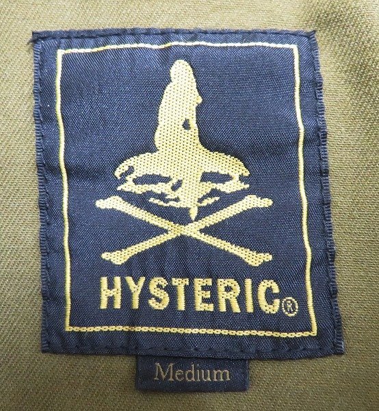 8T1423/HYSTERIC GLAMOUR DESIGNED TO KILL badge military shirt 0201AH01 Hysteric Glamour 