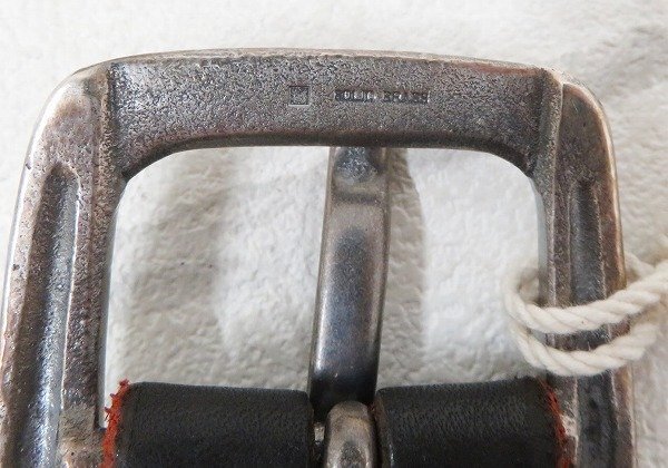 2A7003-12/未使用品 Vintage Works Leather belt DH5536 ヴィンテージワークス レザーベルト 茶芯 サイズ35_画像6