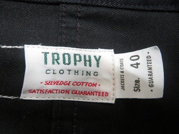 8T1525/TROPHY CLOTHING コバートカバーオール トロフィークロージング ジャケットの画像5