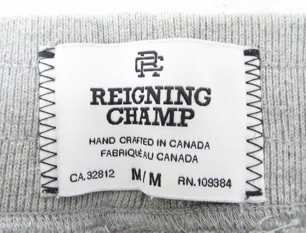 3P6350/レイニングチャンプ スウェットショーツ カナダ製 REIGNING CHAMP ショートパンツ_画像3