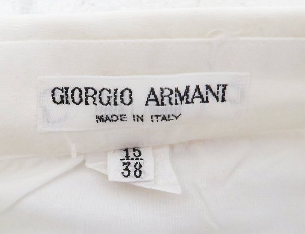 8T1066/ジョルジオアルマーニ 長袖ドレスシャツ イタリア製 GIORGIO ARMANI_画像4