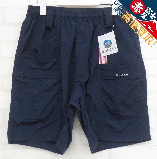 3P6155-2【クリックポスト対応】未使用品 MOCEAN BARRIER SHORTS USA製 モーシャン バリアーショーツ ショートパンツ_画像1