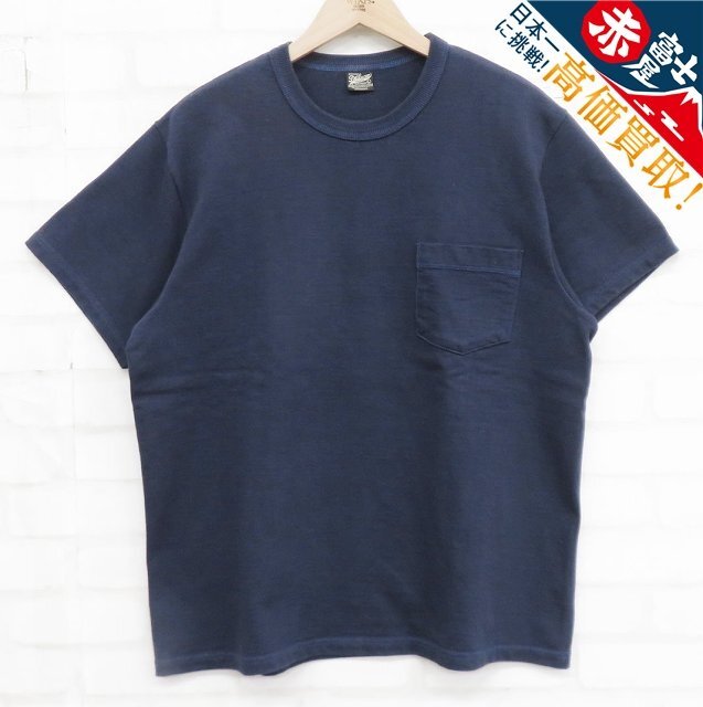 8T1117/DELUXEWARE アメリカ屋別注 DXT-PB POCKET TEE デラックスウエア 12.5oz ヘビーオンスTシャツの画像1