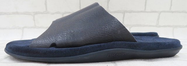 2S9225/未使用品 ISLAND SLIPPER BULL HIDE SLIDE アイランドスリッパ スエードレザースライド サンダルの画像3