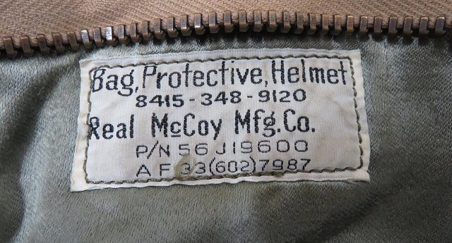 1B6397/リアルマッコイズ ヘルメットバッグ カスタム THE REAL McCOY'Sの画像6