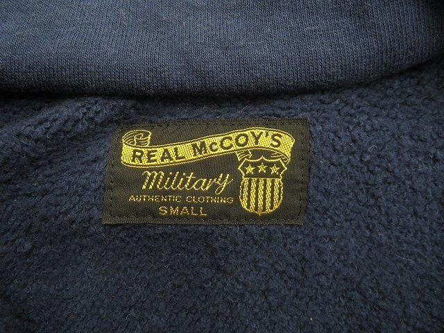 8T1204/THE REAL McCOY’S USAFA ハーフジップスウェット MC23102 リアルマッコイズ MILITARY 1/4 ZIP SWEATSHIRTの画像4