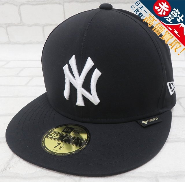 1H6946/未使用品 NEW ERA 59FIFTY ニューヨークヤンキース ゴアテックスベースボールキャップ ニューエラ_画像1