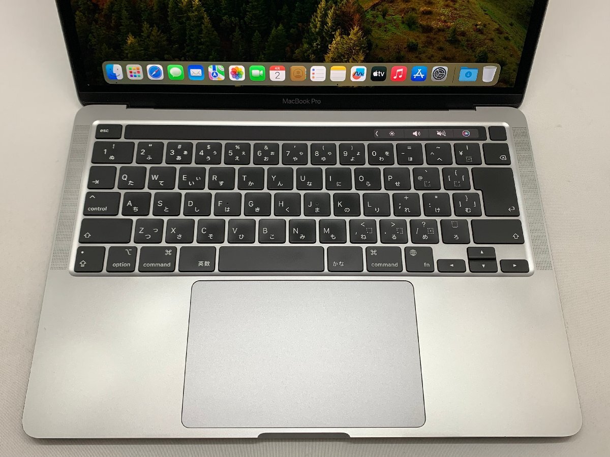 １円スタート！！Apple MacBook Pro A2338 (13-inch,M1,2020) スペースグレイ [Nmc]_テカリ
