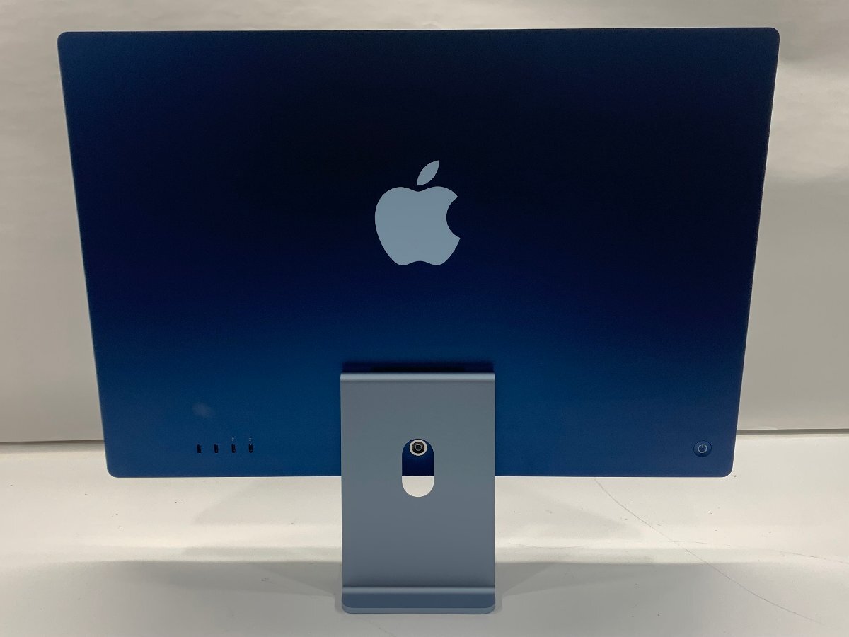 １円スタート！！Apple iMac A2438 (24-inch, M1,2021) ブルー [Dmc]の画像3