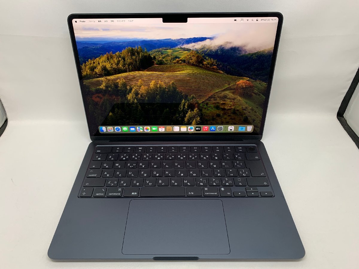 １円スタート！！ Apple MacBook Air A2681 (M2,2022) ミッドナイト 訳あり品 [Nmc]の画像2