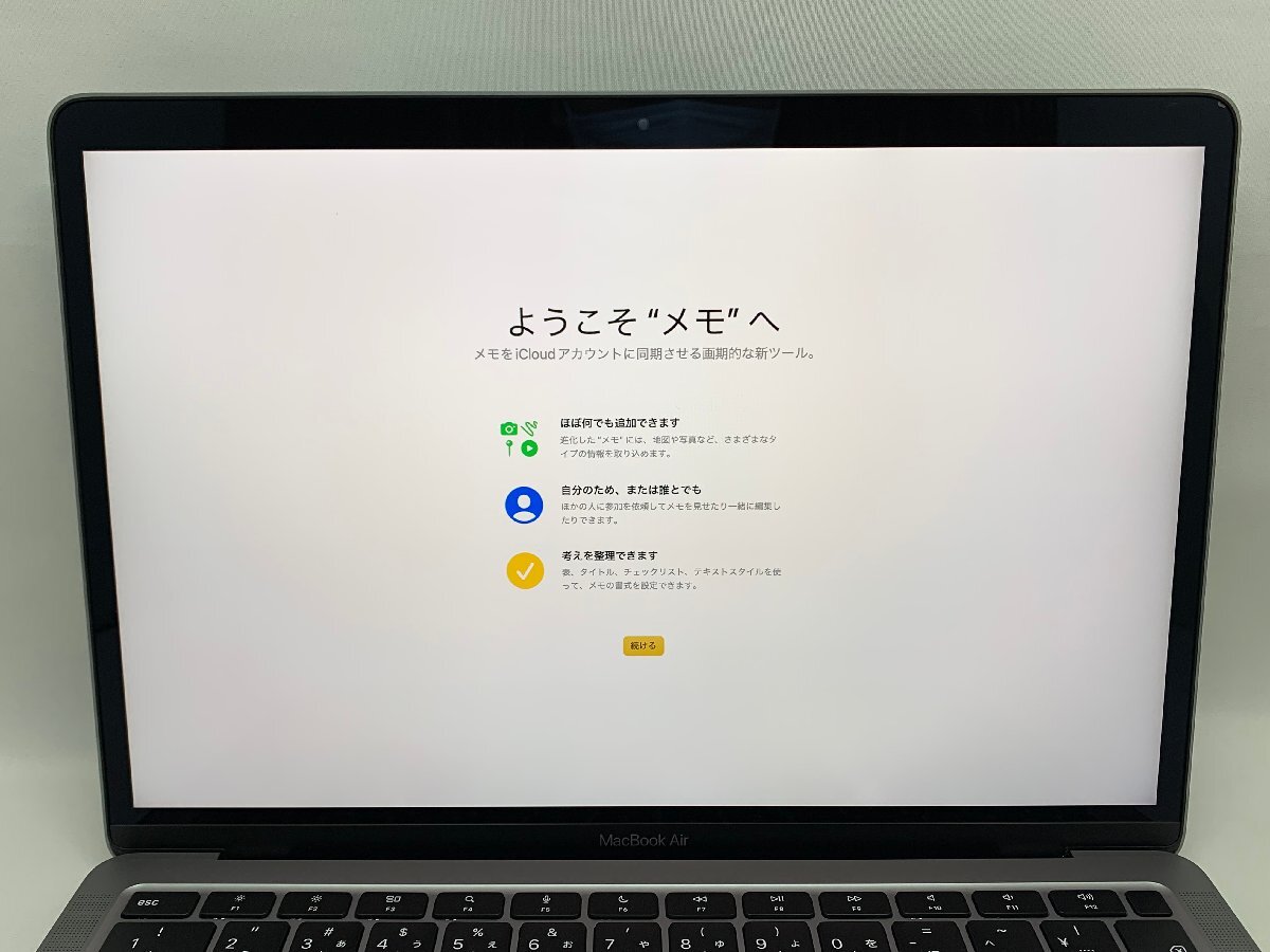 １円スタート！！ Apple MacBook Air A2337 (M1,2020) スペースグレイ [Nmc]の画像9