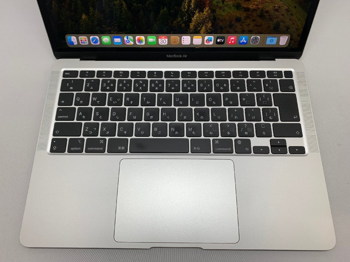 １円スタート！！ Apple MacBook Air A2337 (M1,2020) シルバー [Nmc]の画像3