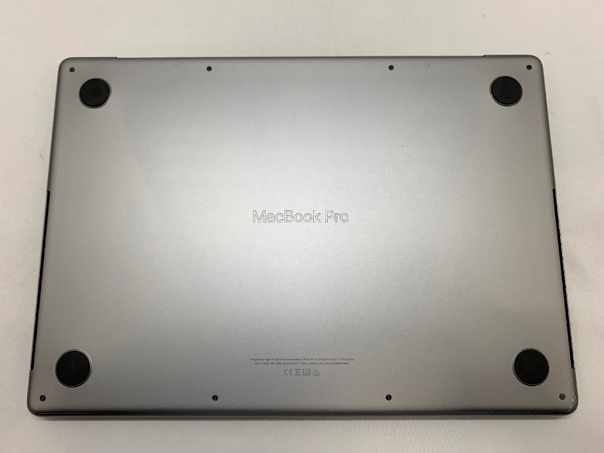 １円スタート！！《M1Pro搭載》Apple MacBook Pro A2442 (14-inch, 2021) USキーボード スペースグレイ [Nmc]_筐体焼け、塗装剥げ