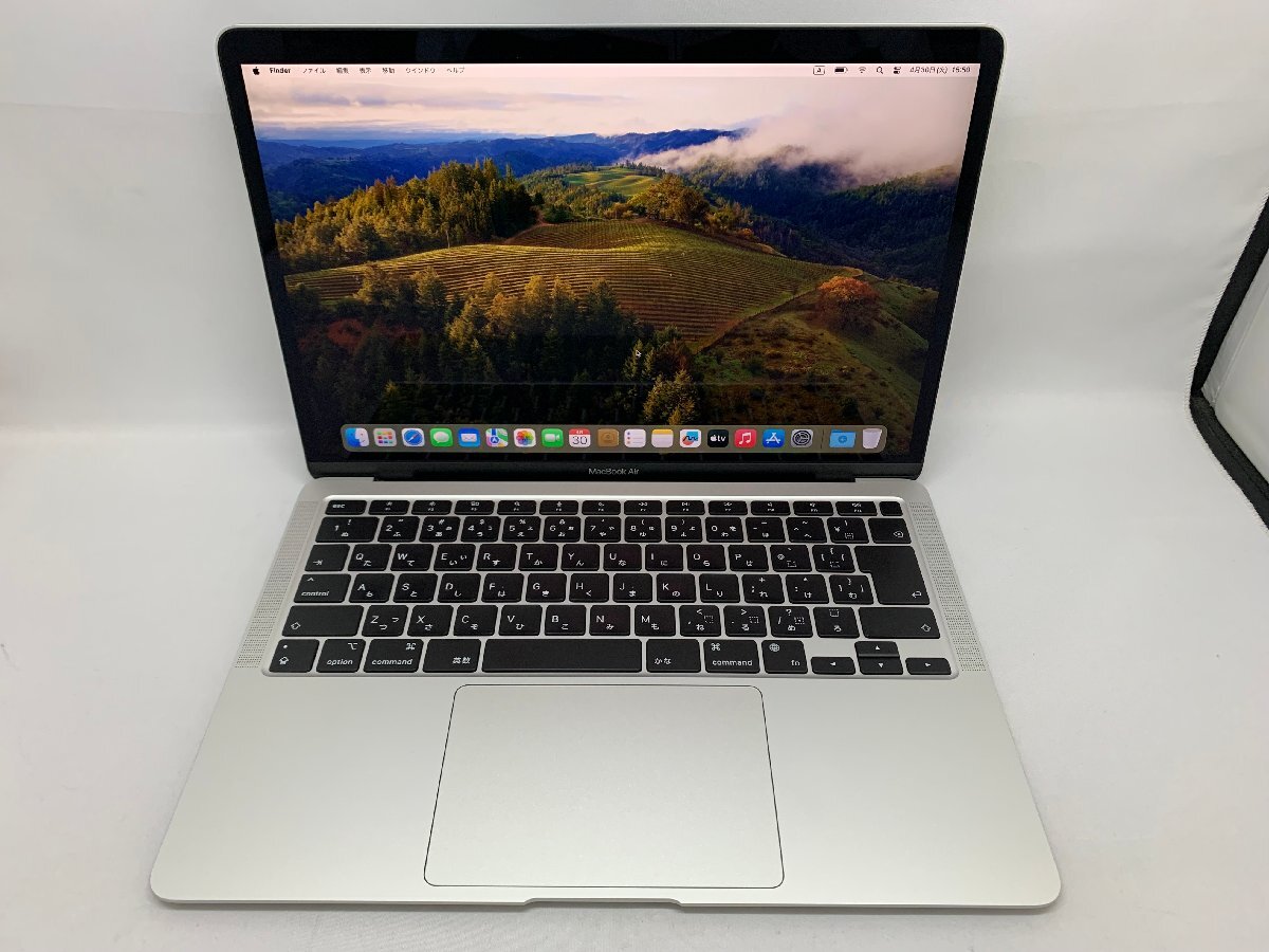 １円スタート！！ Apple MacBook Air A2337 (M1,2020) シルバー [Nmc]の画像2