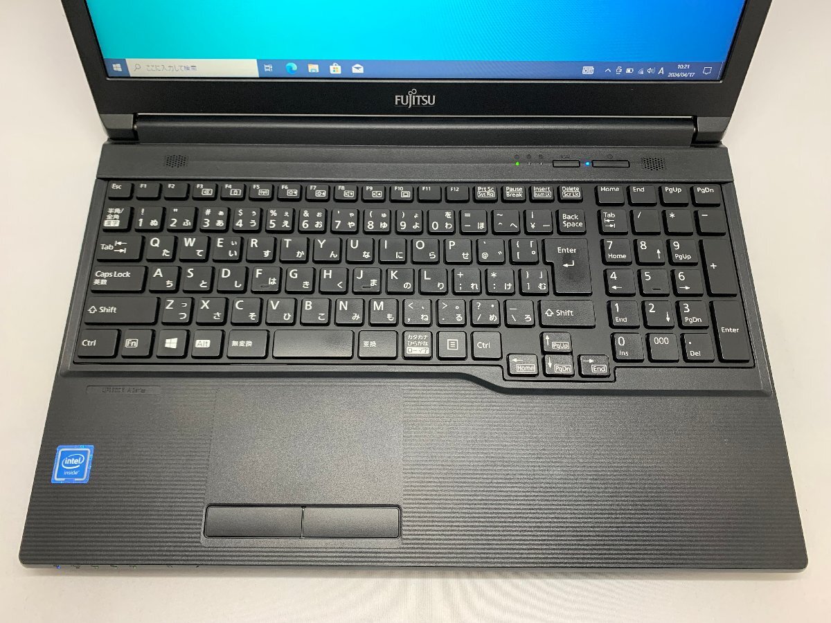 1円スタート！！FUJITSU LIFEBOOK A5510/D [Intel Celeron-5205U] [Nwi]_テカリ