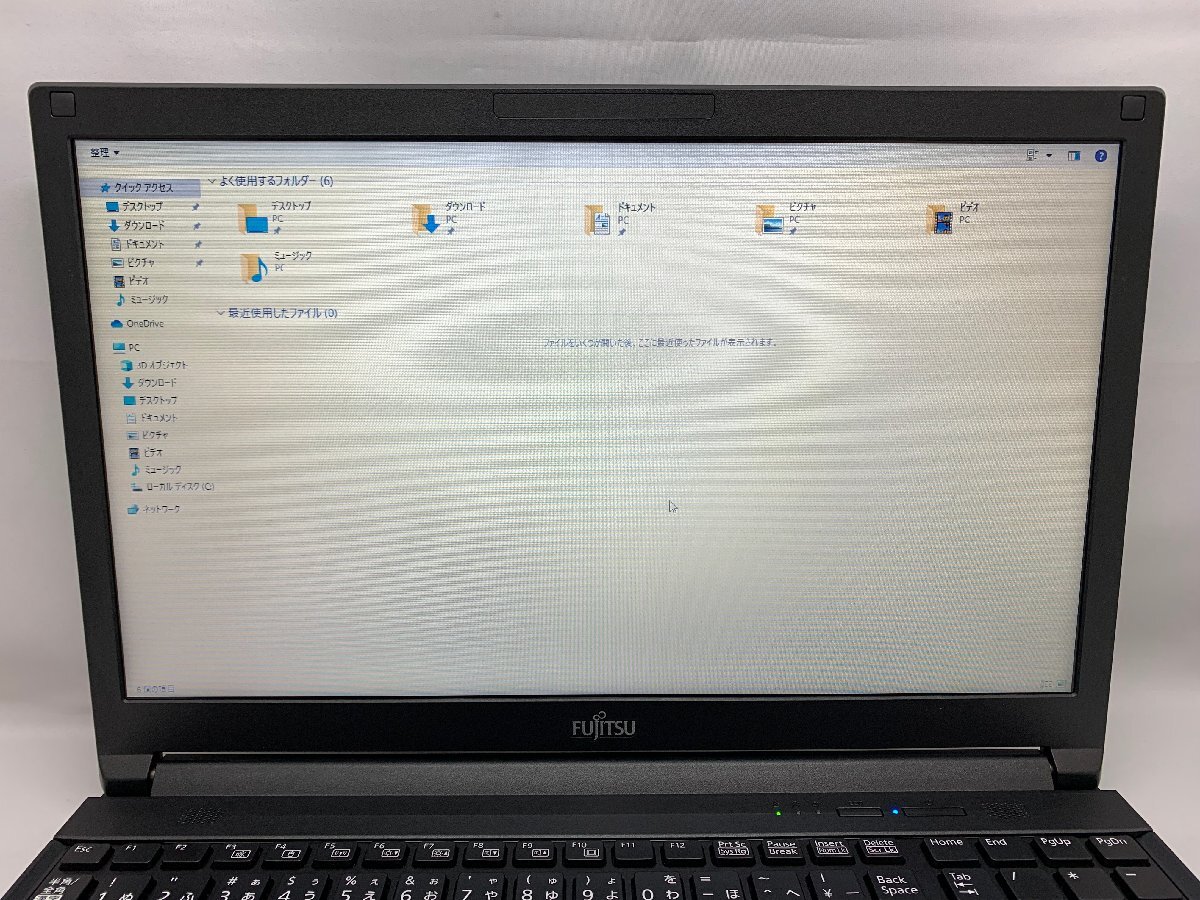 1円スタート！！FUJITSU LIFEBOOK A5510/D [Intel Celeron-5205U] [Nwi]_若干の色ムラ