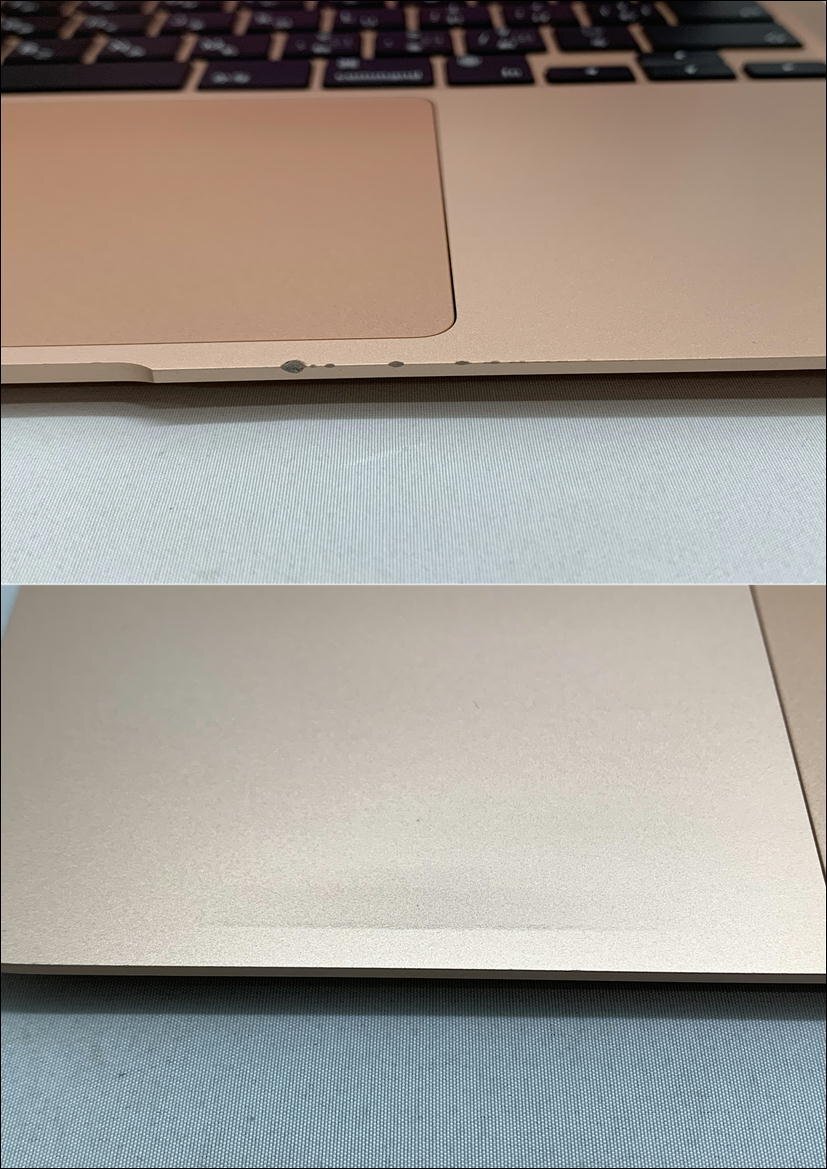 １円スタート！！ Apple MacBook Air A2337 (M1,2020) ゴールド 訳あり品 [Nmc]の画像8