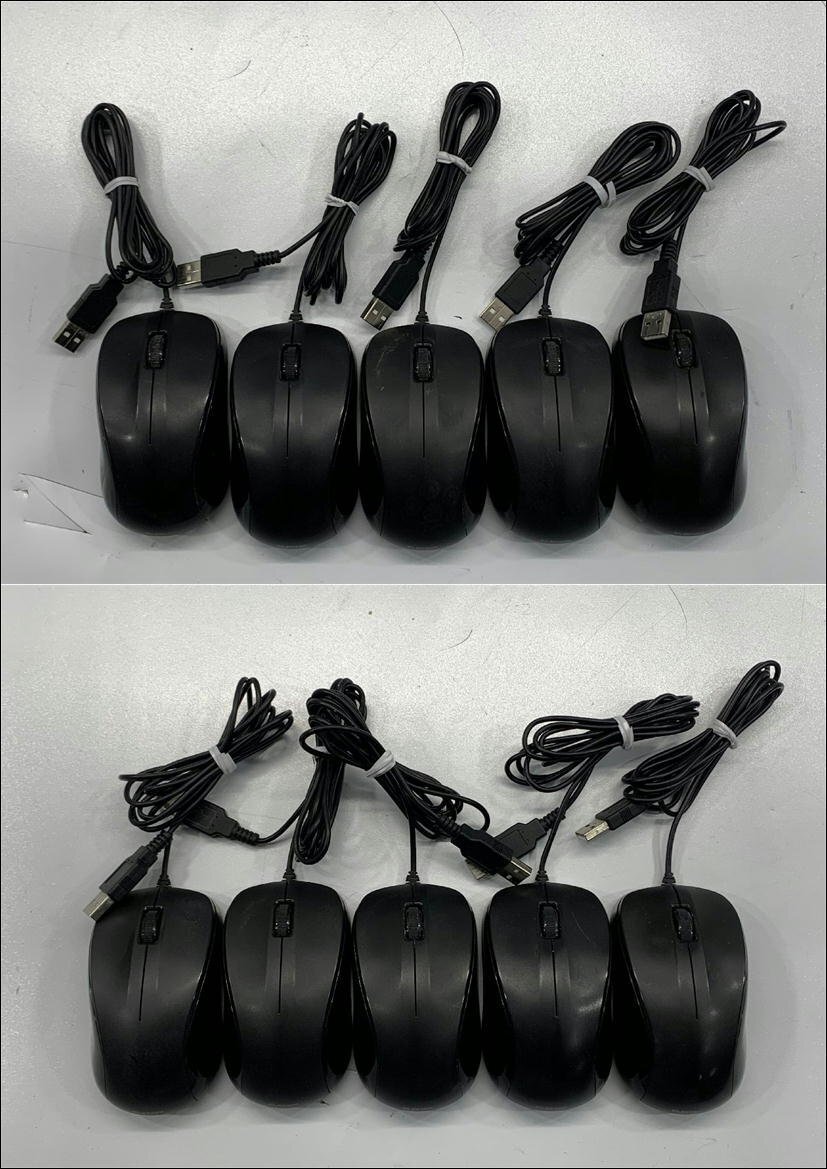 １円スタート！！【未検査品】ELECOM USB mouse 10個セット [Etc]の画像1