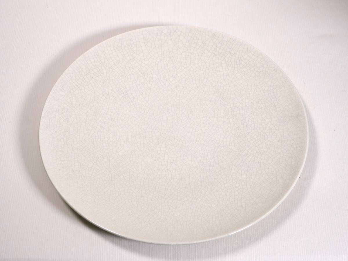 大皿29cm 5枚セット / 飛白 丸皿 / 和食器 洋食器 / ホワイトの画像2