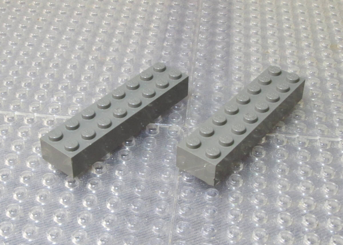 ◆レゴ∥LEGO【2x8ブロック/旧濃灰 2個】#3007◆正規品 [R21425]_※2セット(個)出品しています※