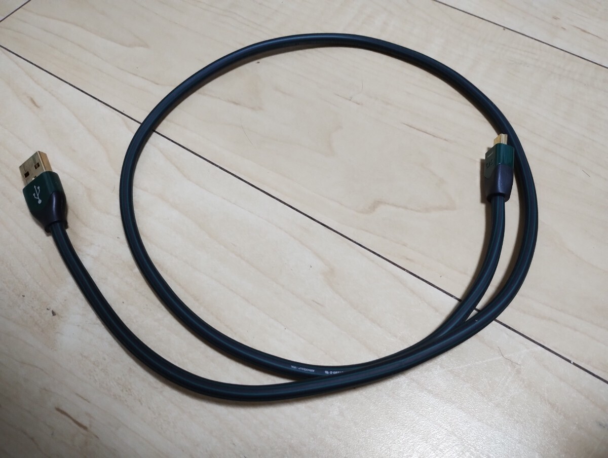 [ condition good ]Audioquest USB cable 4 kind set CARBON3.0(A-micro B) CINNAMON(A-micro B) FOREST(A-mini B) (C-B) audio Quest 