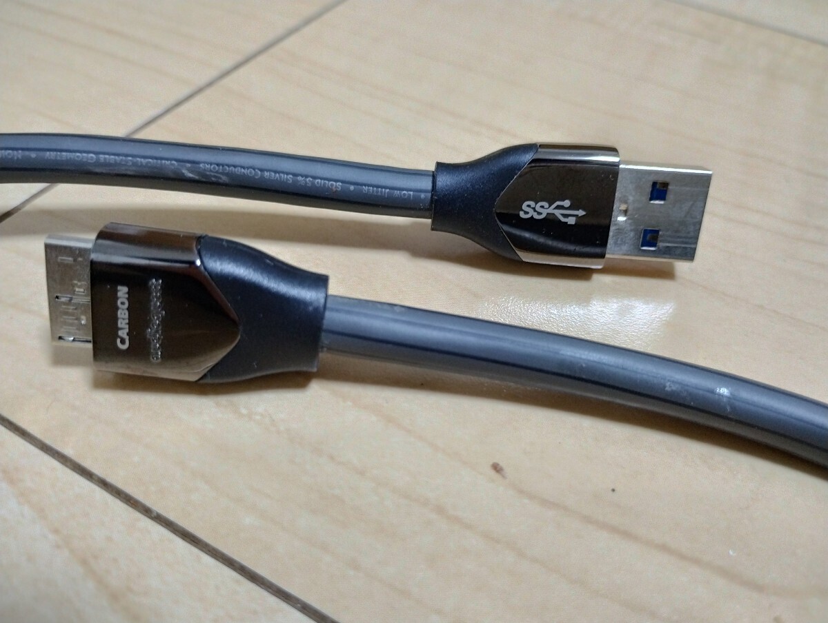 [ condition good ]Audioquest USB cable 4 kind set CARBON3.0(A-micro B) CINNAMON(A-micro B) FOREST(A-mini B) (C-B) audio Quest 