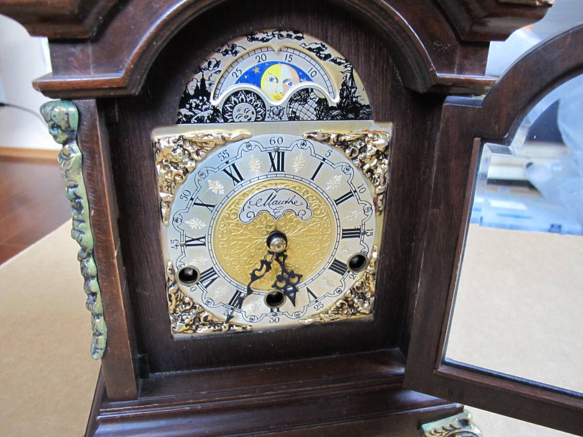 ワルミンク ムーンフェイズ ウエストミンスター置き時計の画像2