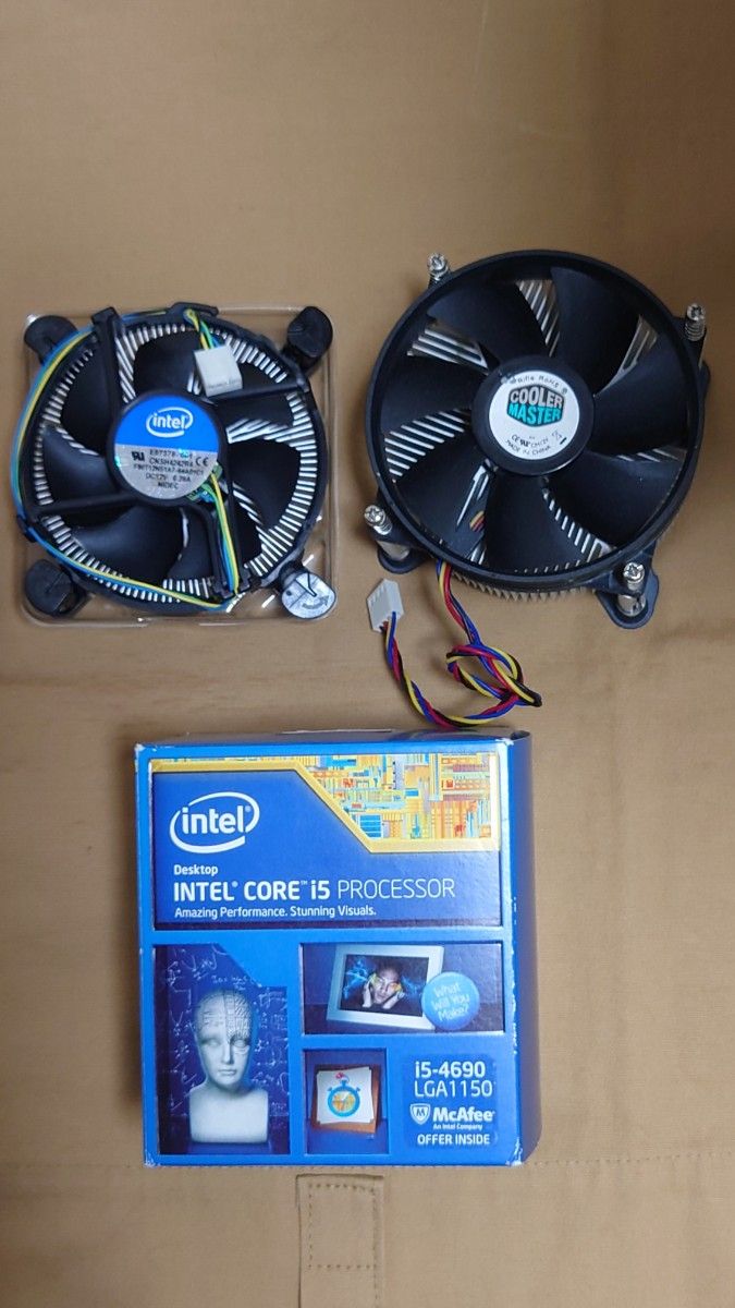 Intel　インテル　core i5 4690 CPUクーラー付き　動作確認済み