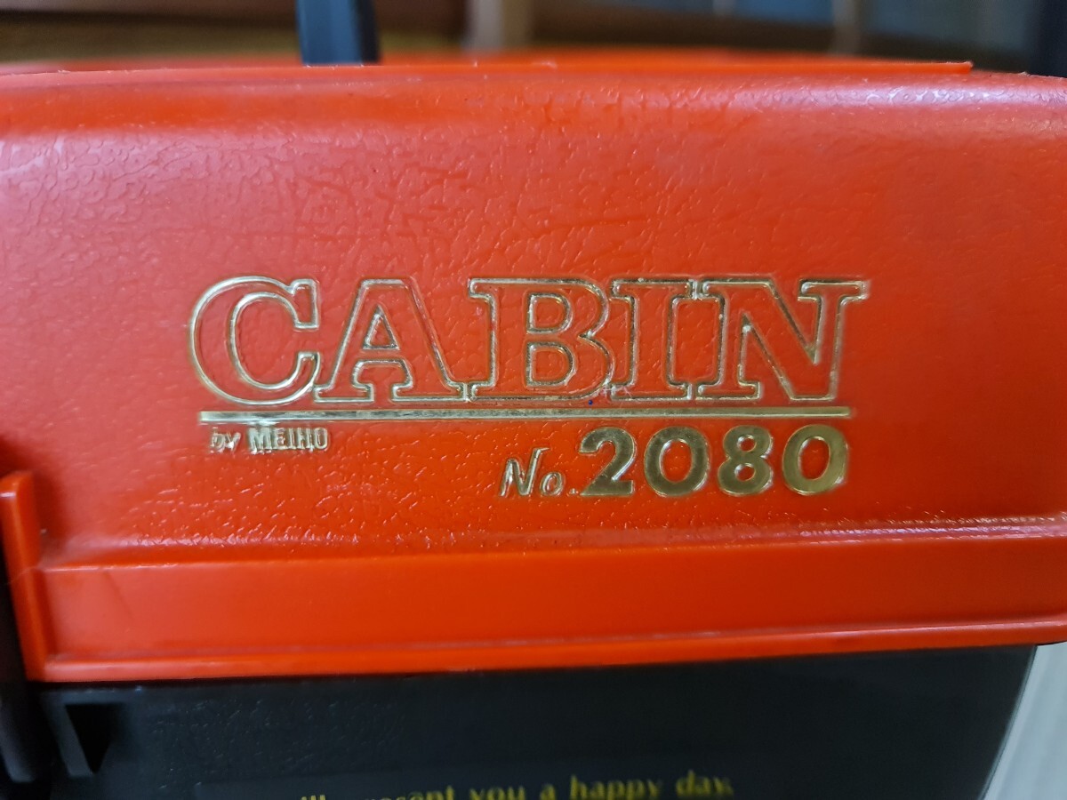 希少 メイホウ キャビン 2080 タックルボックス MElＨＯ ＣABIN 2080 ジグケース 管釣りの画像2