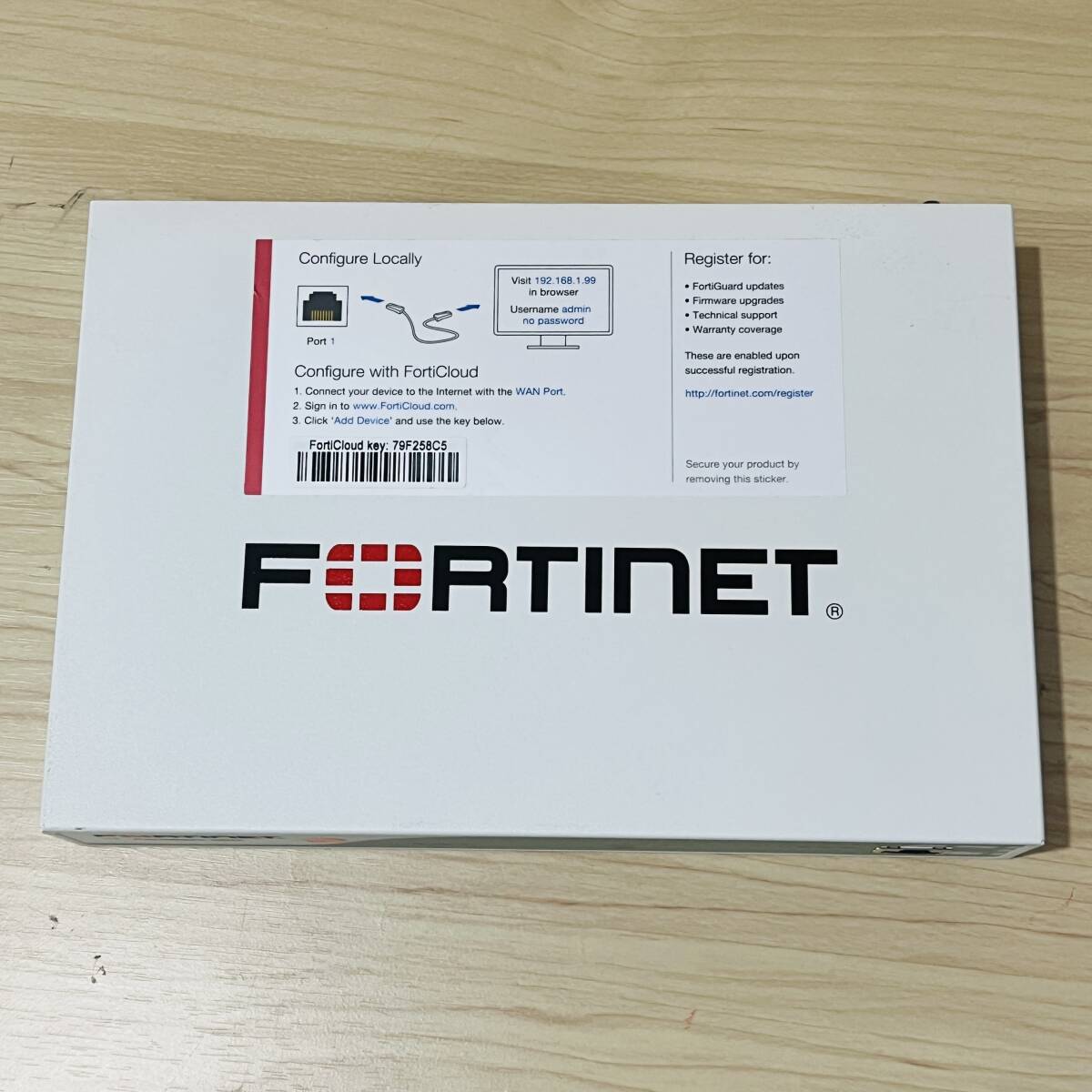 〇323【通電OK】FORTINET FortiGate 60D FG-60D ファイアウォール 不正侵入検知防御 IPS アプリケーション制御 VPN Webフィルタリングの画像2
