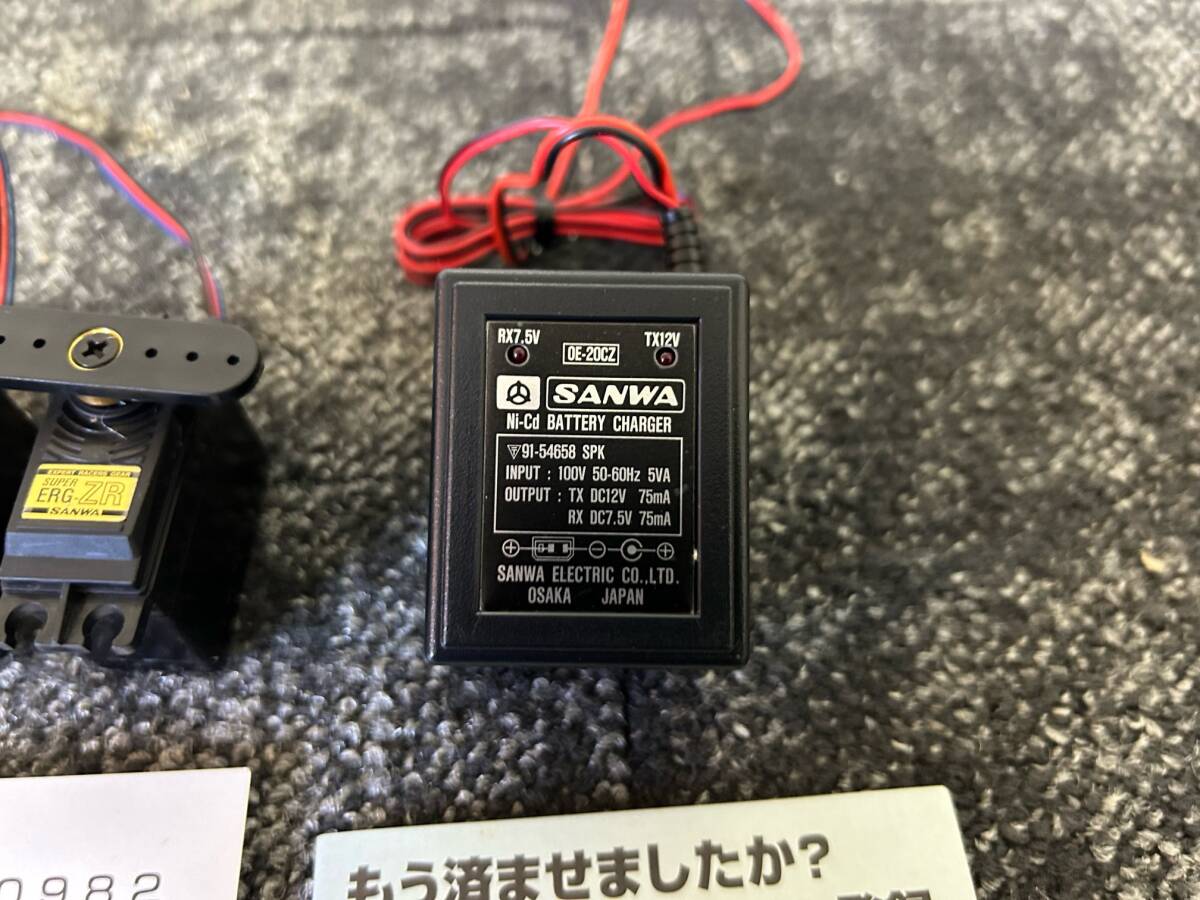 1000円スタート サンワ ERG-ZR ハイスピードサーボ メタルギア サンワ受信機 RX-211 FM27 レシーバー ジャンク品 中古品 千円市場の画像3