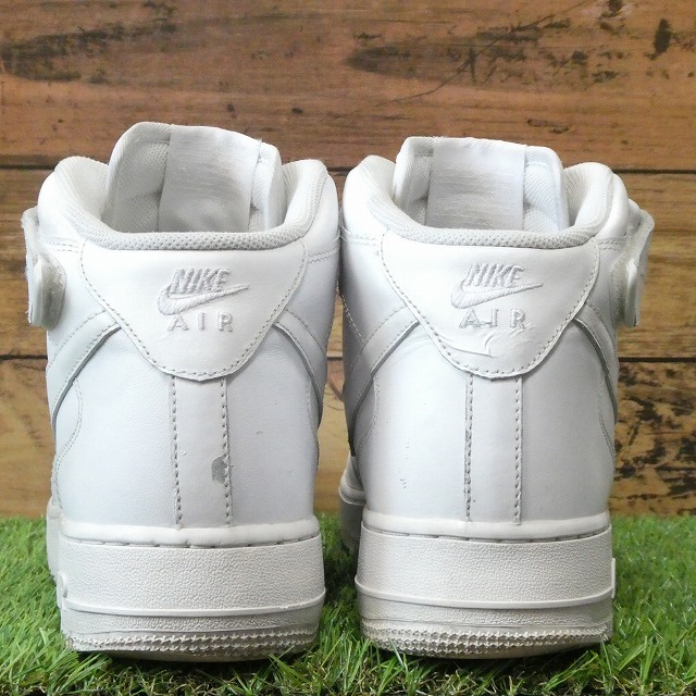 NIKE AIR FORCE 1 MID 07 ナイキ エアフォース 1 ミッド 07 ホワイト/ホワイト 315123-111 28.5cm 状態考慮の画像7