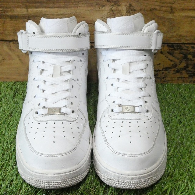 NIKE AIR FORCE 1 MID 07 ナイキ エアフォース 1 ミッド 07 ホワイト/ホワイト 315123-111 28.5cm 状態考慮_画像6