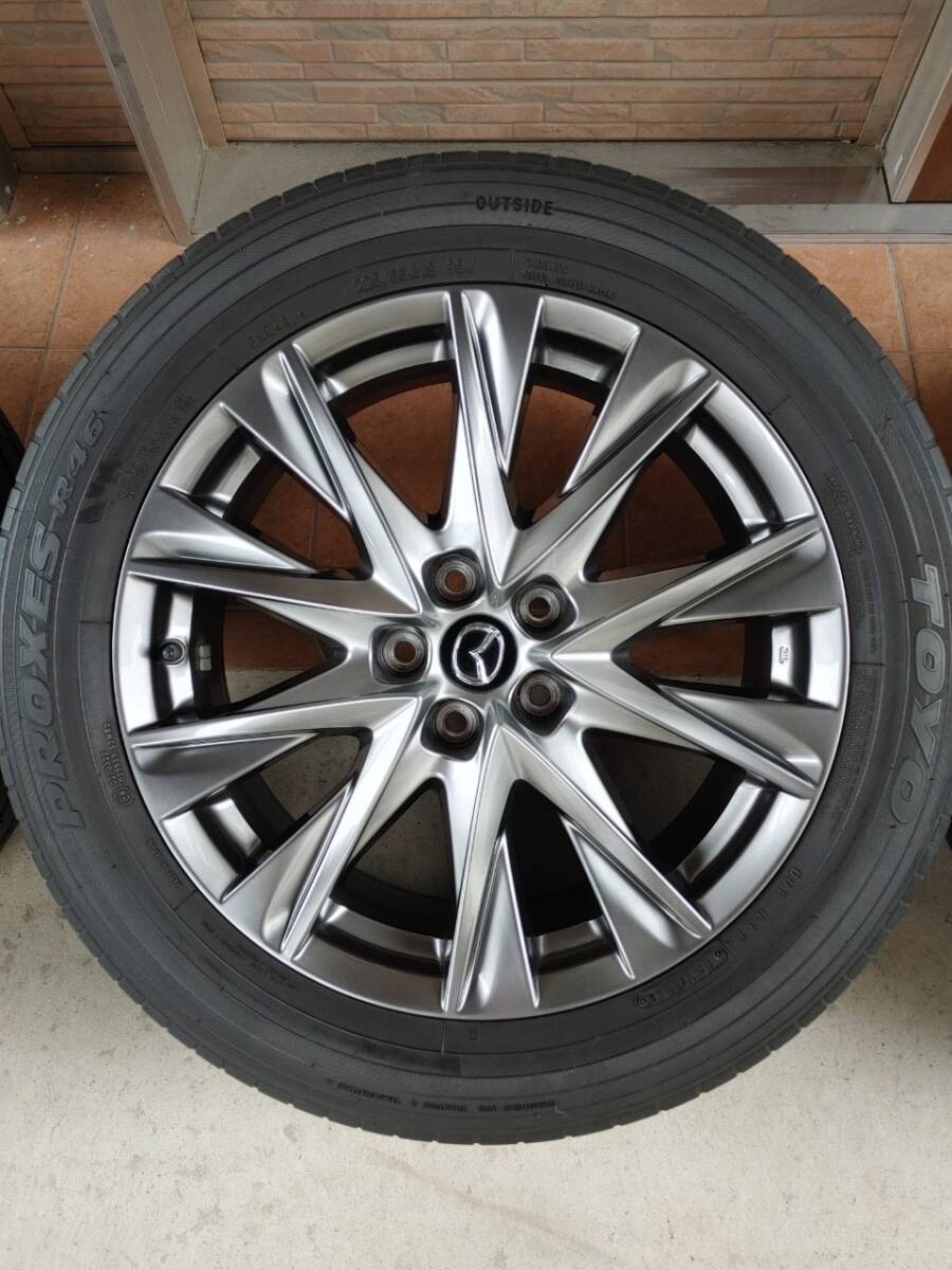 ホイール美品 CX-8 Lパッケージ KG 純正ホイール 19インチ TOYO 7J＋45 225/55/19 CX-5 着払い_画像3