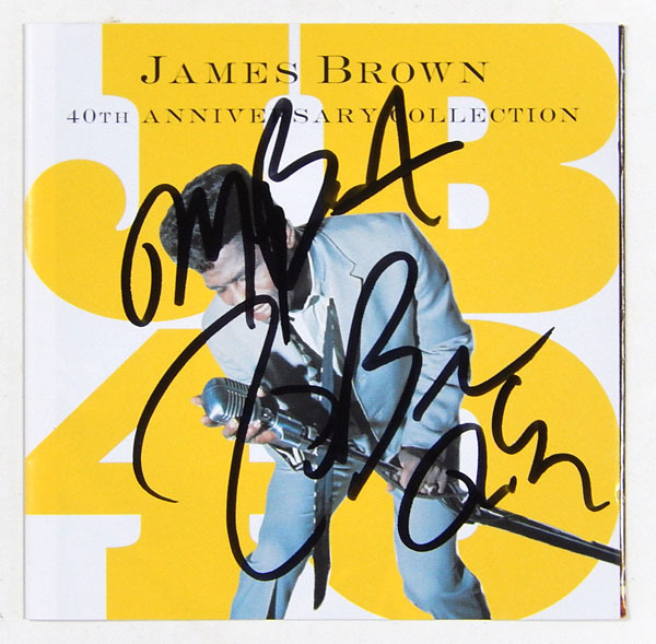 ★【 ジェームス・ブラウン ／ James Brown 】直筆サイン入りCD★2CD★の画像1
