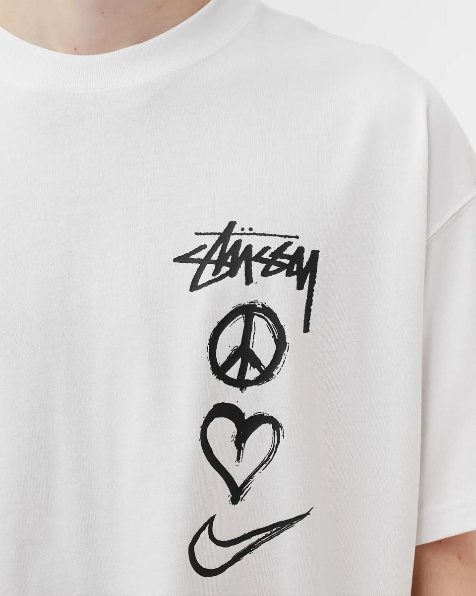 [新品未使用]NIKE×STUSSY S/S Tシャツ(検:ジャケット カーディガン デニム パンツ キャップ ハット バッグ)