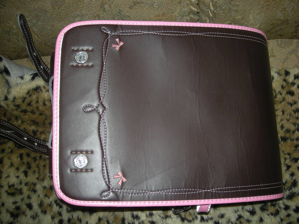 ra0427-3 used knapsack mud black . pink. brink .. elementary school student go in . type bag .. goods 