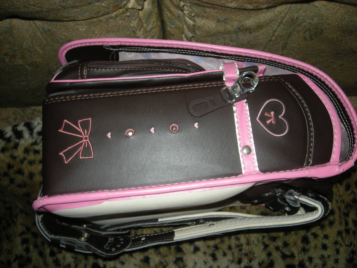 ra0427-3 used knapsack mud black . pink. brink .. elementary school student go in . type bag .. goods 